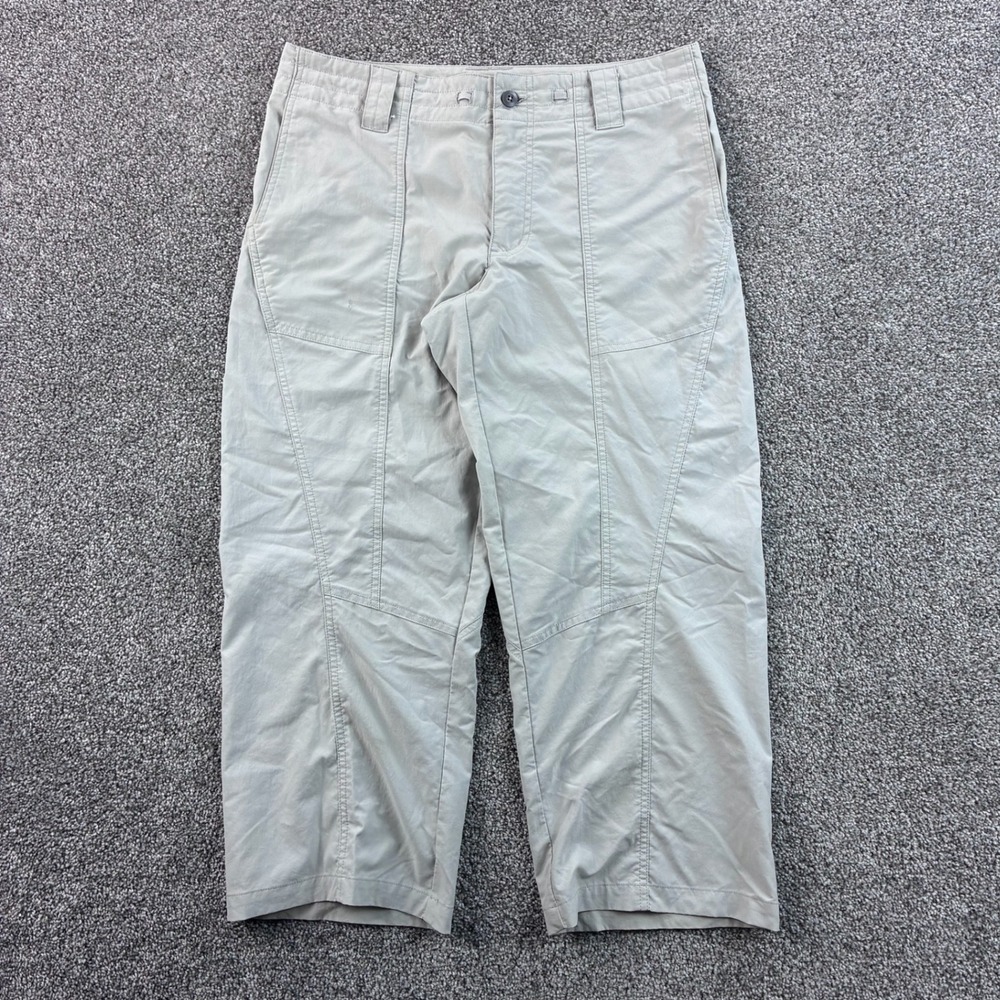 Patagonia Gi III Pants Women's 10 Beige Nylon Blend Hiking Crop Utility 56417
